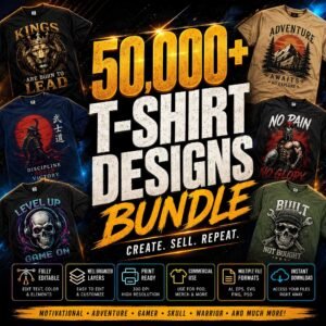 50,000+ T-Shirt Designs Bundle
